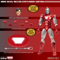 PRE-ORDER ONE:12 COLLECTIVE Iron Man: Silver Centurion 12 PRE-ORDER ONE:12 COLLECTIVE Iron Man: Silver Centurion -Model Figures 1113 f62b067d 6d74 42b6 bfb6 7b9cc1d50e7d