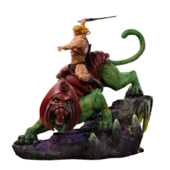 Pre-Order - Statue He-man And Battle Cat Deluxe - Masters Of The Universe - Art Scale 1/10 - Iron Studios