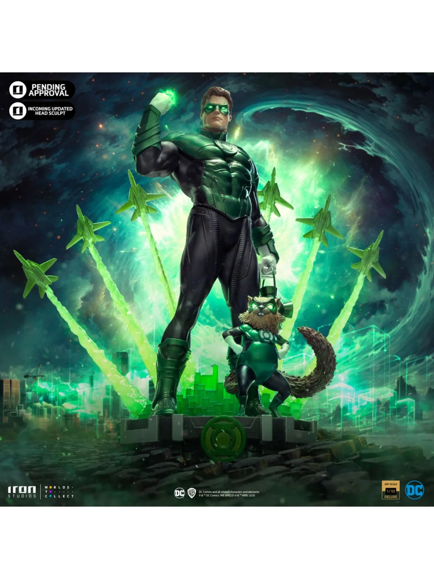 PRE-ORDER Statue Green Lantern Unleashed Deluxe - DC Comics - Art Scale 1/10 - Iron Studios 4 PRE-ORDER Statue Green Lantern Unleashed Deluxe - DC Comics - Art Scale 1/10 - Iron Studios - Image 2