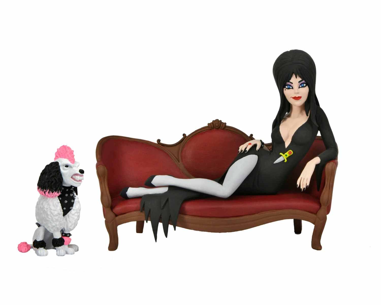 NECA Elvira 6” Scale Action Figure – Toony Terrors Elvira On Couch Boxed Set 4 NECA Elvira 6” Scale Action Figure – Toony Terrors Elvira On Couch Boxed Set - Image 2