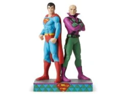 Enesco DC Comics Superman & Lex Luthor Figurine (Jim Shore)