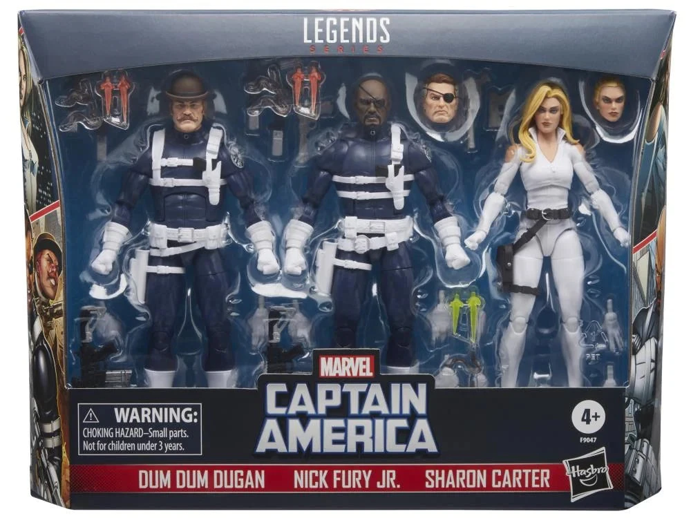 Captain America Marvel Legends S.H.I.E.L.D. Three-Pack 4 Captain America Marvel Legends S.H.I.E.L.D. Three-Pack - Image 2