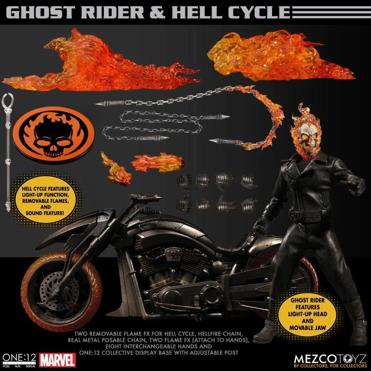 Marvel One:12 Collective Ghost Rider & Hell Cycle Set 8 Marvel One:12 Collective Ghost Rider & Hell Cycle Set - Image 6