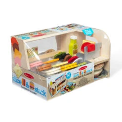 Melissa & Doug Melissa And Doug Wooden Slice And Stack Sandwich Counter -Model Figures Slice Stack Sandwich Counter 031650 3 Packaging Photo 1100x.progressive 17dbc4c9 ffcc 4060 8674 147a0d4deba7