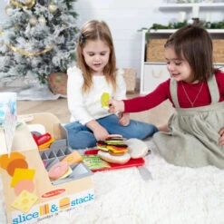 Melissa & Doug Melissa And Doug Wooden Slice And Stack Sandwich Counter -Model Figures Slice Stack Sandwich Counter 031650 7 Kid Lifestyle 1100x.progressive 6fb20cfc 08c9 4672 87b0 c9cd84f2348a