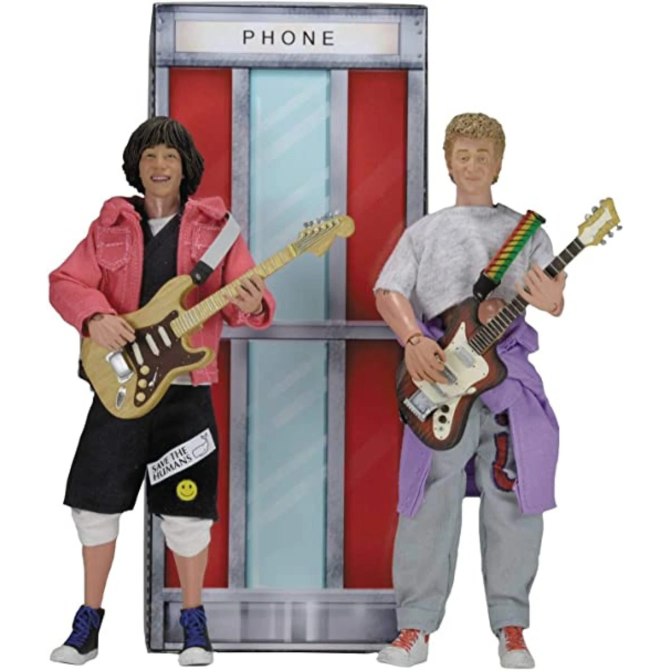 Bill & Ted's Excellent Adventure Bill & Ted Clothed Action Figures By Neca 3 Bill & Ted's Excellent Adventure Bill & Ted Clothed Action Figures By Neca