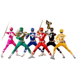 Mighty Morphin Power Rangers Core Rangers & Green Ranger 1/6 Scale Figure 6-Pack