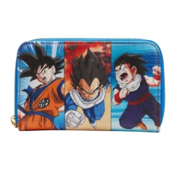 LOUNGEFLY Dragon Ball Z Trio Zip Around Wallet