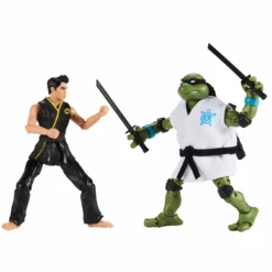 TMNT X Cobra Kai Michelangelo Vs. Daniel LaRusso Two-Pack