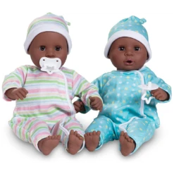 Melissa & Doug Mine To Love Twins Tyler & Taylor Dolls