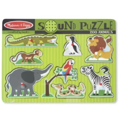 Melissa & Doug Zoo Animals Sound Puzzle