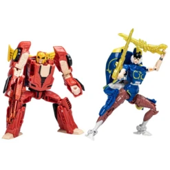 Transformers Collaborative: Street Fighter 2 Ken Hot Rod VS Arcee Chun-Li 2 Pack