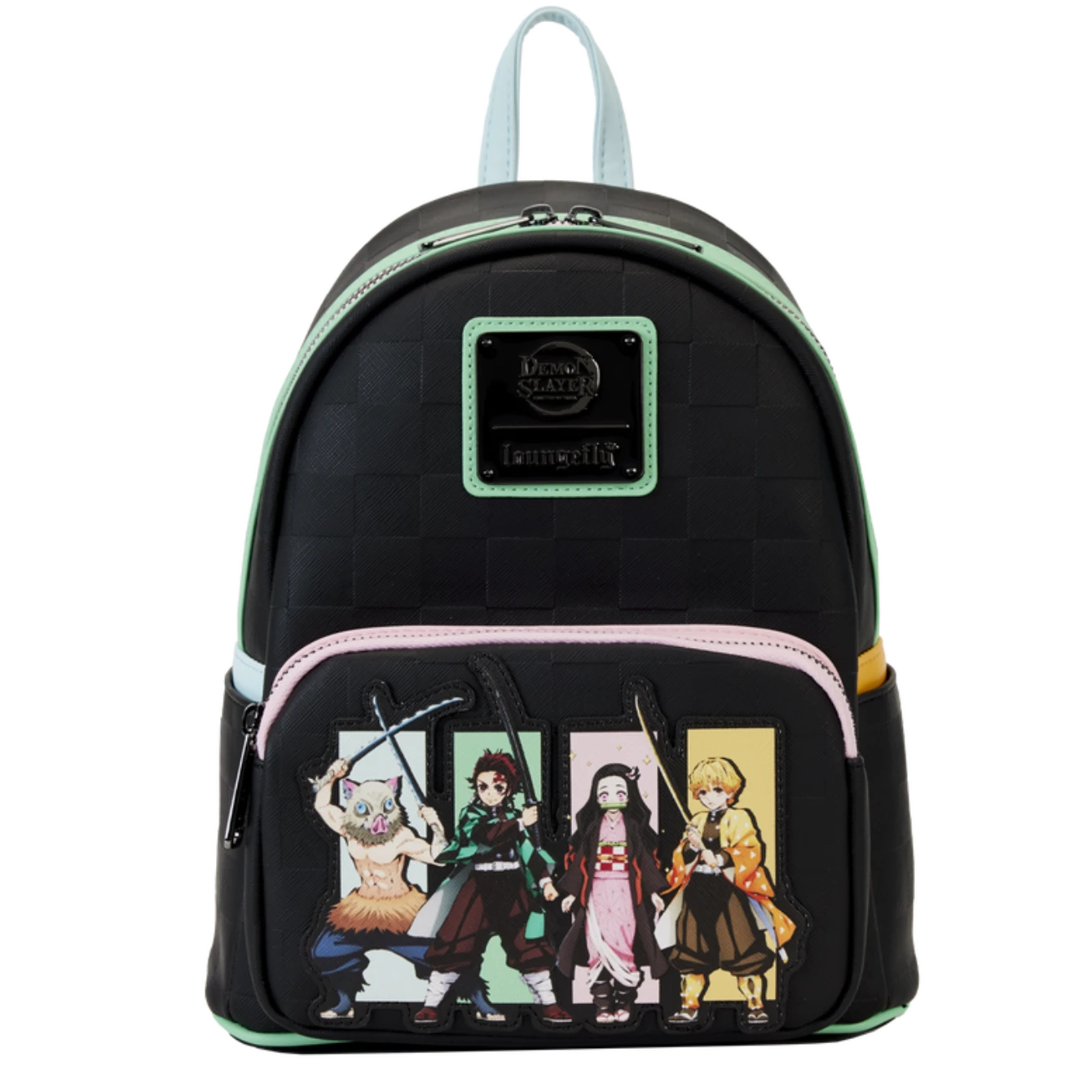 LOUNGEFLY Demon Slayer Heroes Group Mini Backpack 3 LOUNGEFLY Demon Slayer Heroes Group Mini Backpack