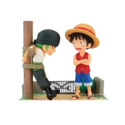 Bandai One Piece World Collectable Figure Log Stories Monkey D. Luffy And Roronoa Zoro