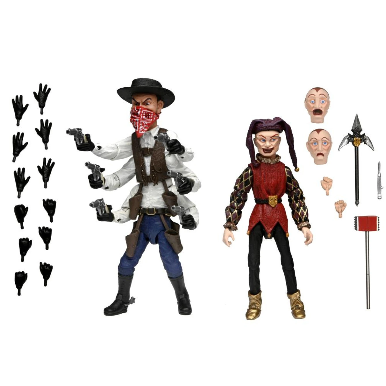 NECA Puppet Master Ultimate Six-Shooter & Jester Two-Pack 3 NECA Puppet Master Ultimate Six-Shooter & Jester Two-Pack