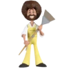 NECA The Joy Of Painting Toony Classics Bob Ross In Overalls