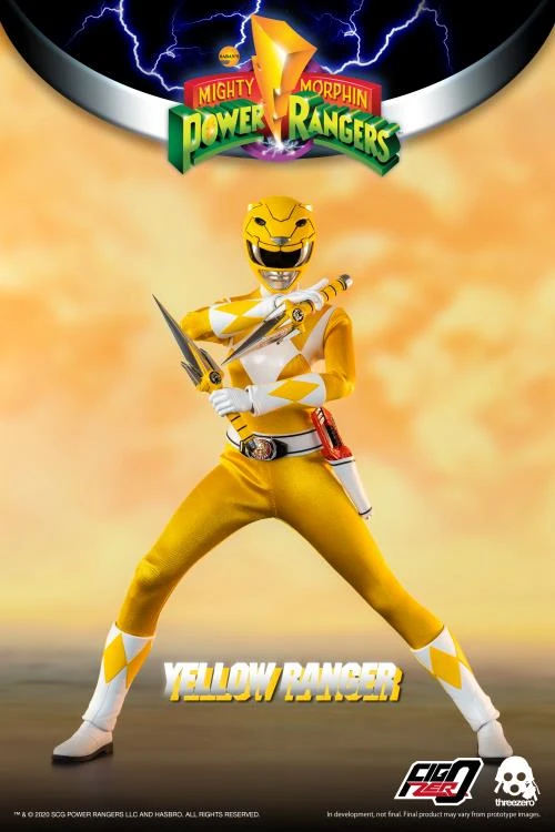 Mighty Morphin Power Rangers FigZero Yellow Ranger 1/6 Scale Figure 4 Mighty Morphin Power Rangers FigZero Yellow Ranger 1/6 Scale Figure - Image 2