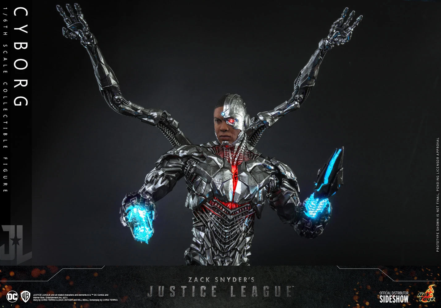 Cyborg Sixth Scale Figure By Hot Toys 5 Cyborg Sixth Scale Figure By Hot Toys - Image 3
