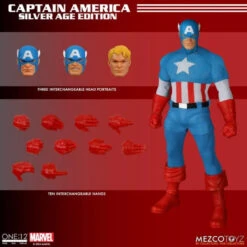 PRE-ORDER Marvel Comics One:12 Collective Captain America (Silver Age) -Model Figures e75c2cb2 4370 4269 9563 393efd56d3f9