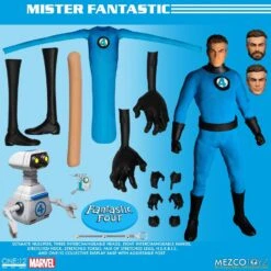Mezco One:12 Collective Marvel Fantastic Four Deluxe Steel Boxed Set -Model Figures four6