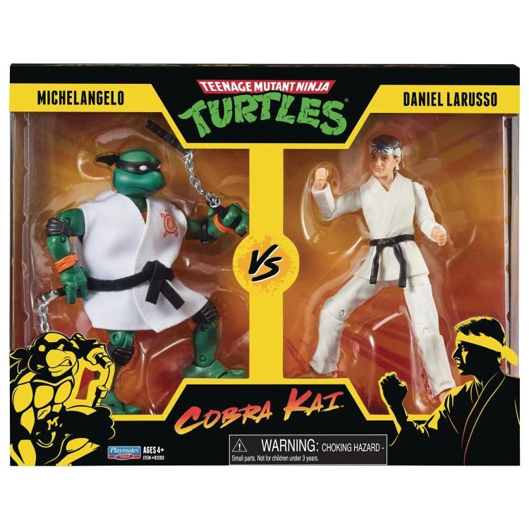TMNT X Cobra Kai Michelangelo Vs. Daniel LaRusso Two-Pack 4 TMNT X Cobra Kai Michelangelo Vs. Daniel LaRusso Two-Pack - Image 2