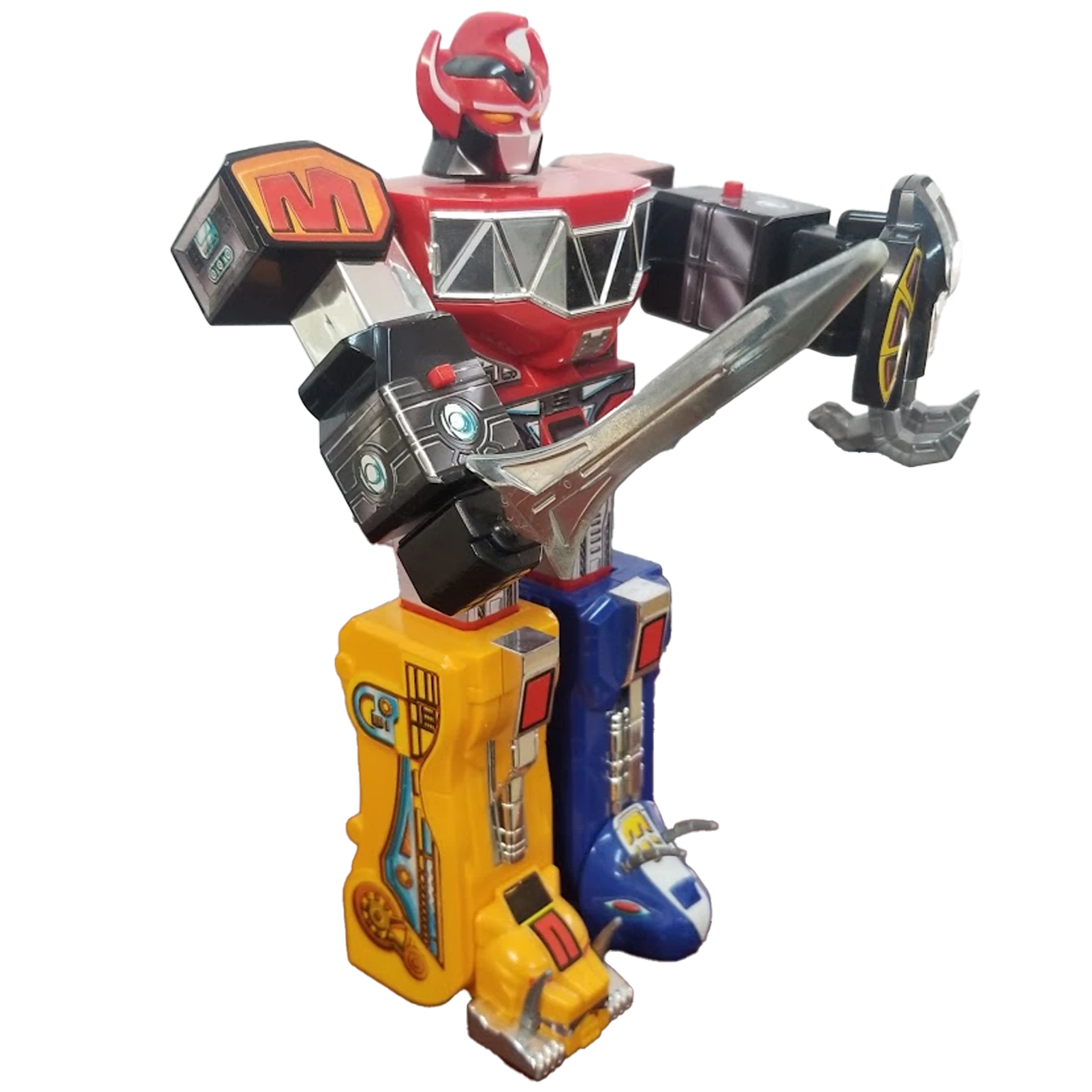 1993 Bandai Mighty Morphin Power Rangers Megazord 10" 7 1993 Bandai Mighty Morphin Power Rangers Megazord 10" - Image 5