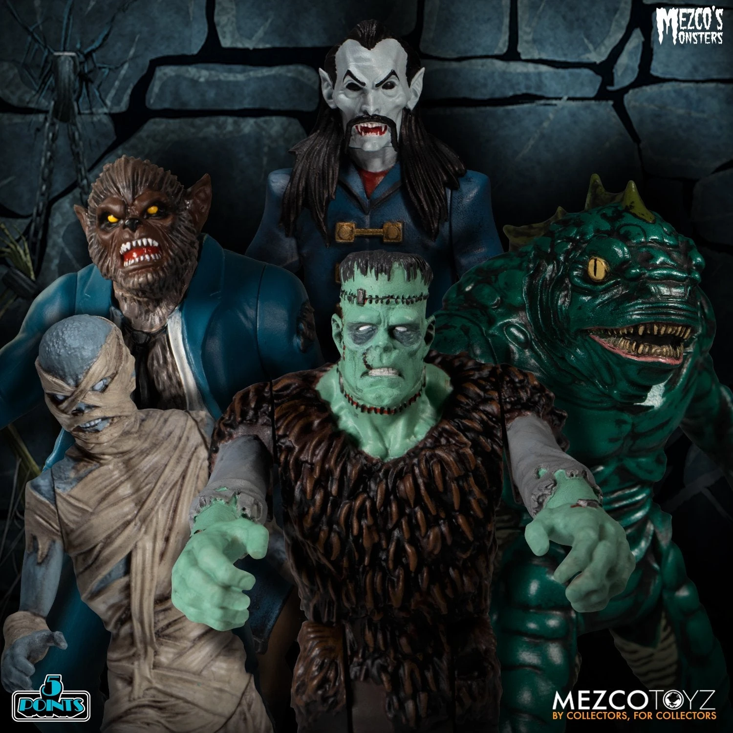 Mezco’s Monsters - Tower Of Fear Deluxe Boxed Set 5 Mezco’s Monsters - Tower Of Fear Deluxe Boxed Set - Image 3