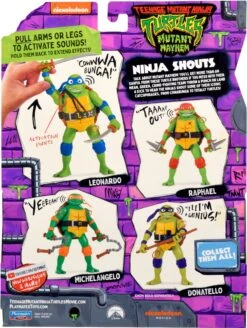Teenage Mutant Ninja Turtles: Mutant Mayhem: Leonardo: Action Figure With Audio -Model Figures ply47711 1