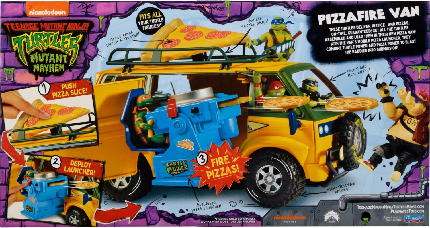 Teenage Mutant Ninja Turtles: Mutant Mayhem: Pizza Delivery Van 4 Teenage Mutant Ninja Turtles: Mutant Mayhem: Pizza Delivery Van - Image 2