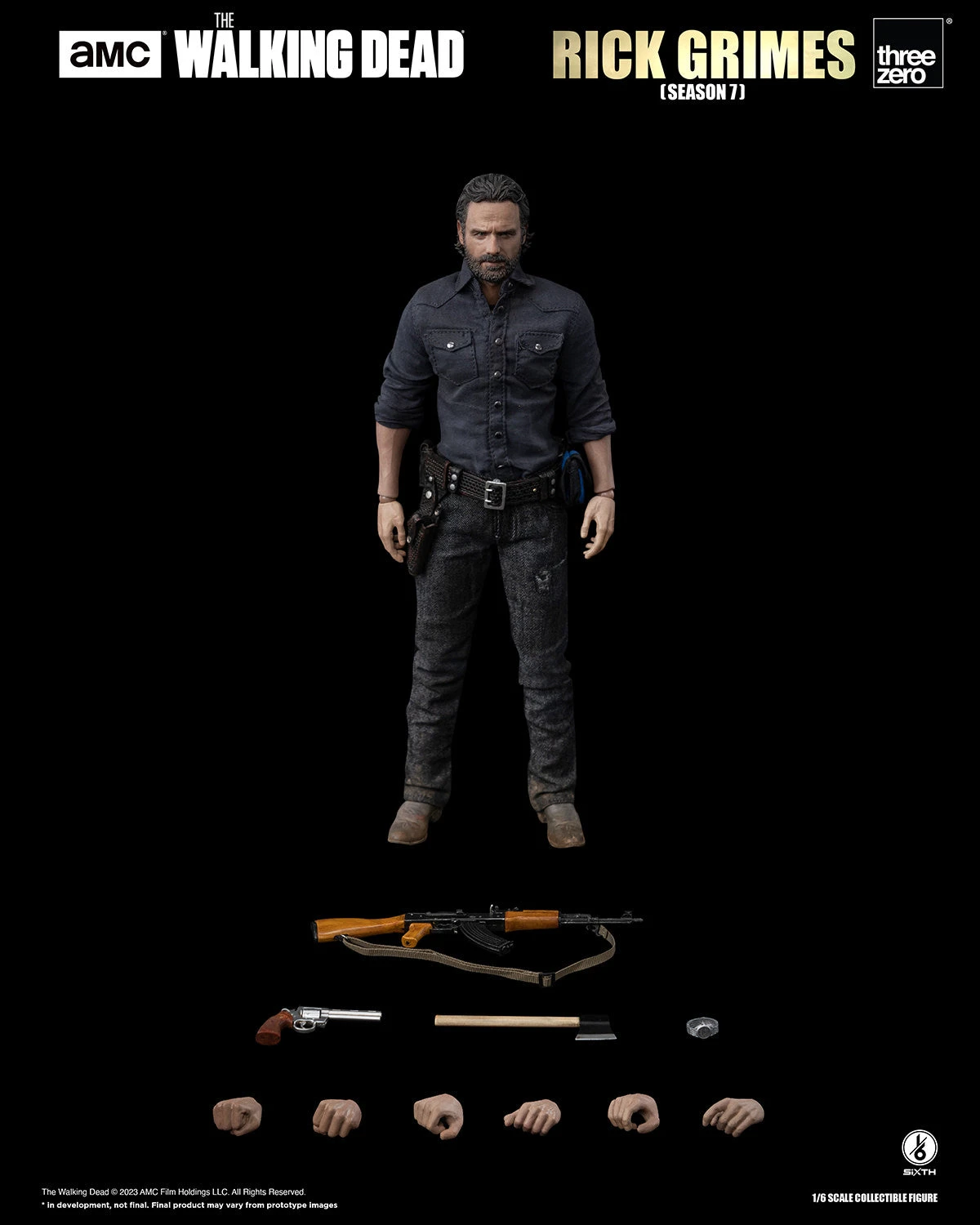 Rick Grimes (Season 7) Sixth Scale Figure 7 Rick Grimes (Season 7) Sixth Scale Figure - Image 5