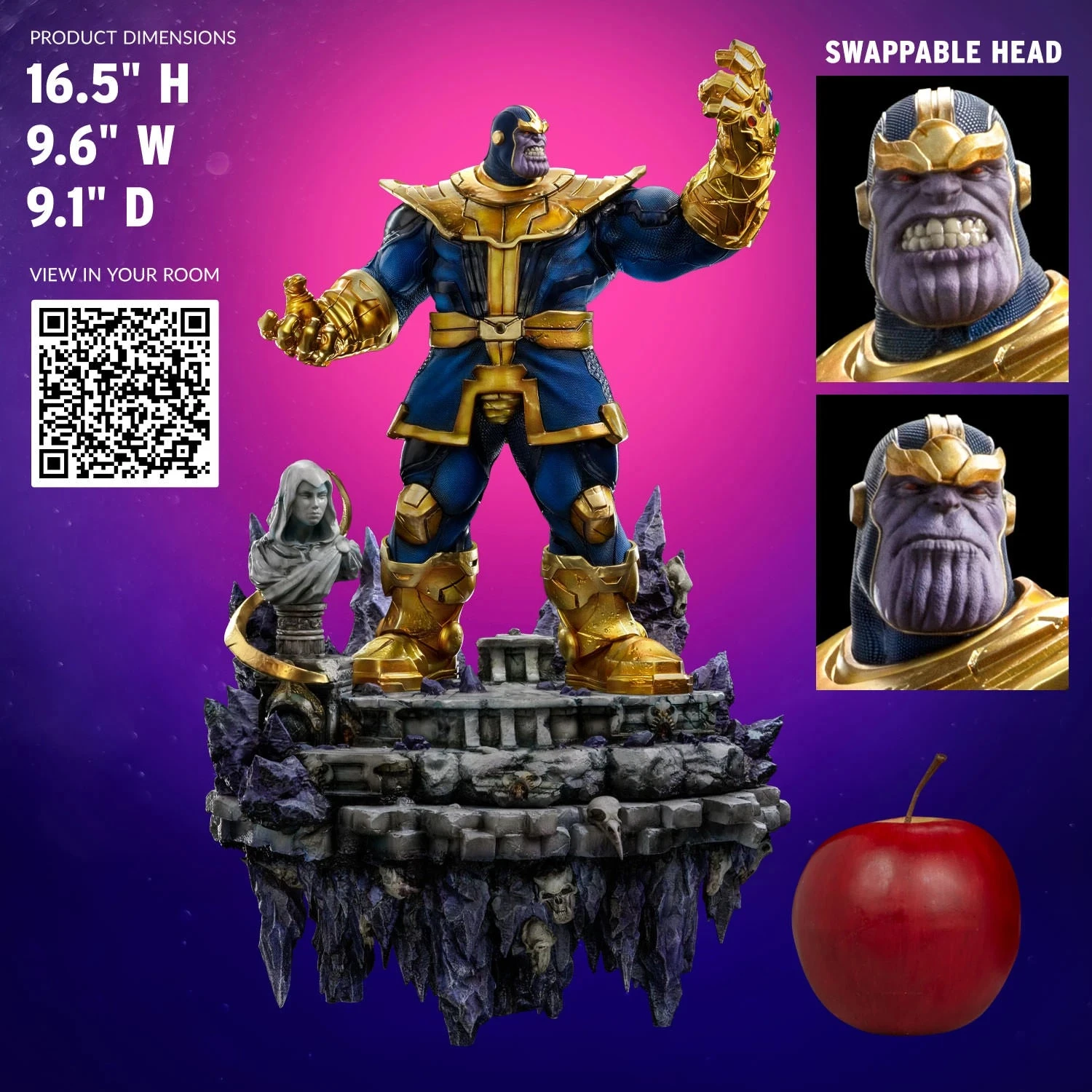 PRE-ORDER THANOS DELUXE 1:10 Scale Statue By Iron Studios 4 PRE-ORDER THANOS DELUXE 1:10 Scale Statue By Iron Studios - Image 2