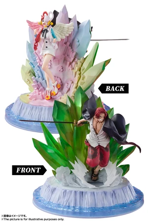 Bandai One Piece Film: Red FiguartsZERO Extra Battle Shanks & Uta 4 Bandai One Piece Film: Red FiguartsZERO Extra Battle Shanks & Uta - Image 2