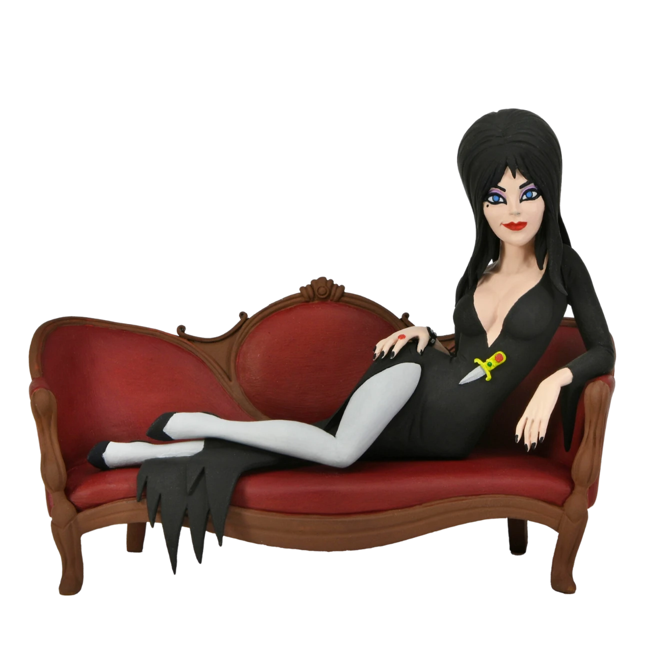 NECA Elvira 6” Scale Action Figure – Toony Terrors Elvira On Couch Boxed Set 3 NECA Elvira 6” Scale Action Figure – Toony Terrors Elvira On Couch Boxed Set